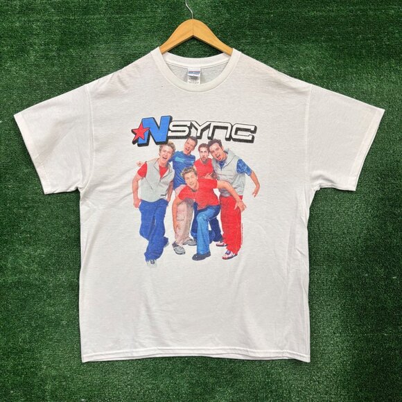 NSYNC Millennium Album Oversized T-Shirt Size Large - Picture 1 of 4